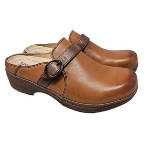 Samuel Hubbard 9 Brown Leather Cascade Clog Comfort Casual Gorpcore Mule